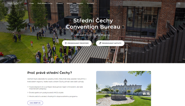 Výběr týmových zážitků i unikátní místa pro konání akcí nově na webu  Střední Čechy Convention Bureau