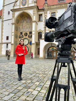 Moderátorka TA3 Simona Frantová