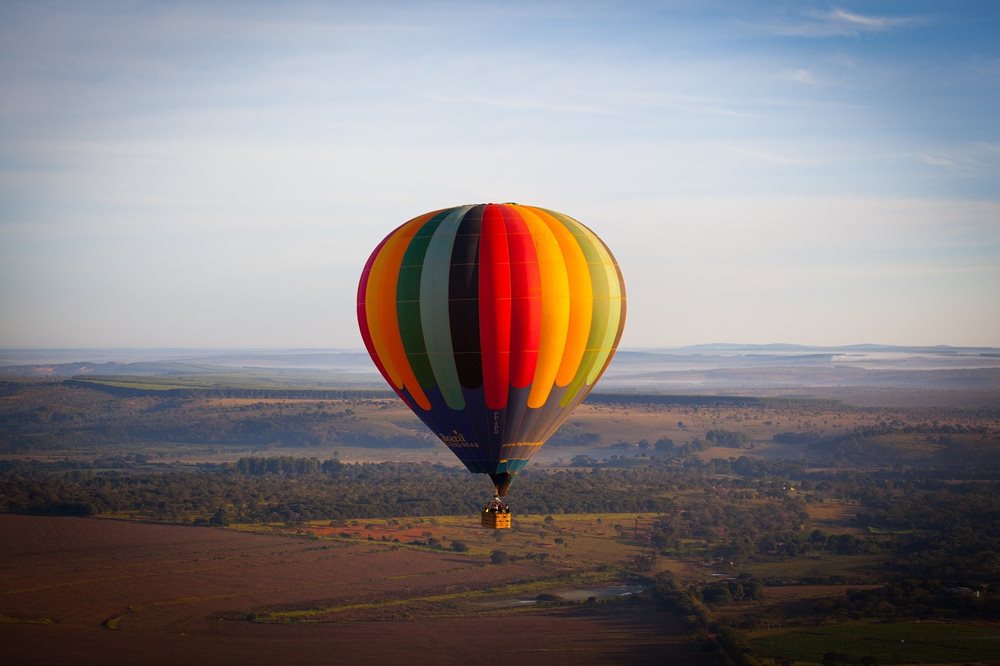 Let balónem nad východní Moravou