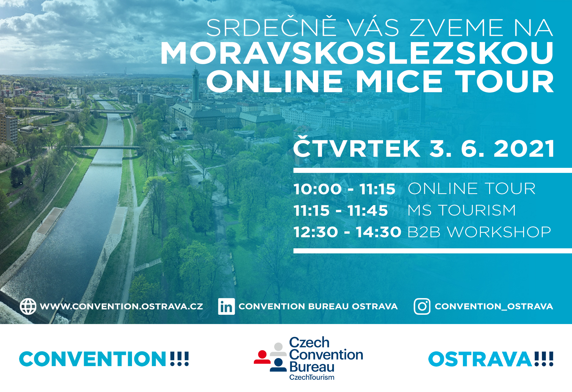 Moravskoslezská online MICE tour