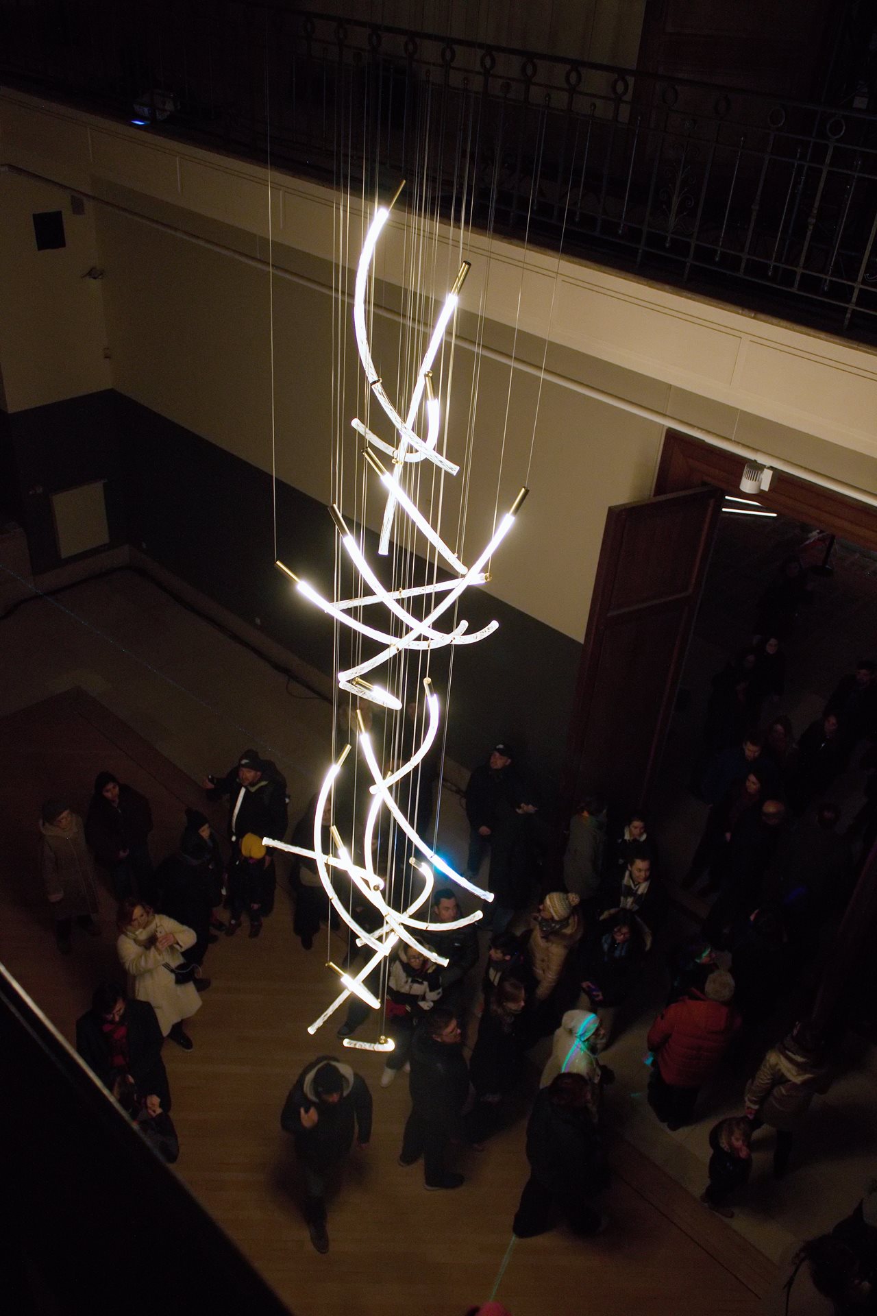Česká světelná instalace "Sacred Enlightenment" na Bright Festivalu v Bruselu