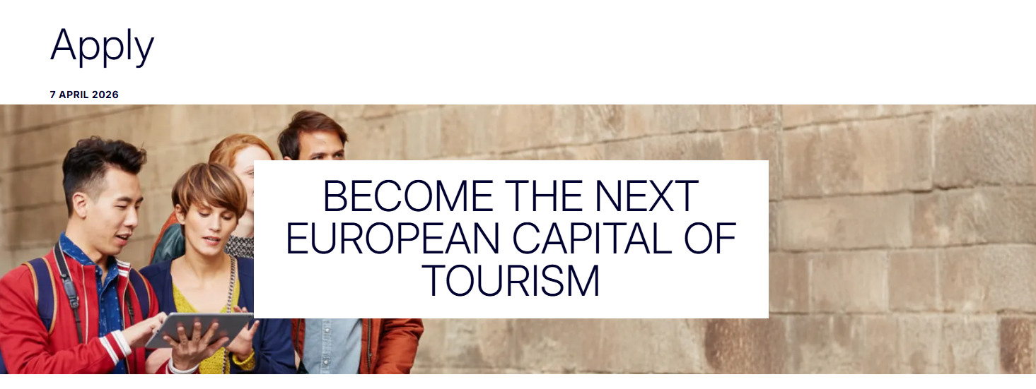 European Capitals of Tourism 2027 - otevřena výzva