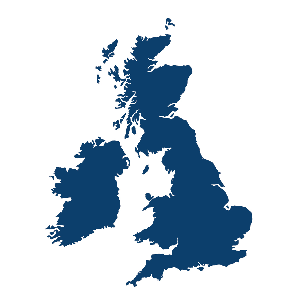 United Kingdom covering Ireland